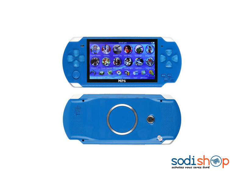 Console de Jeu Portable Mp6 Player Pour Enfants 64 Bits Couleur Bleue sodi00