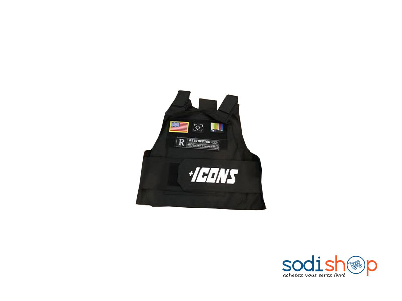 Gilet de Sécurité Ultra Résistant - Couleur Noir BK0096