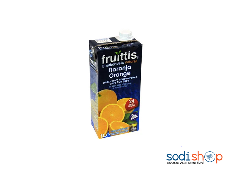 Jus de Fruit Naturel Fruittis Extrait d'Orange Sans Sucre Ajouté JF0098