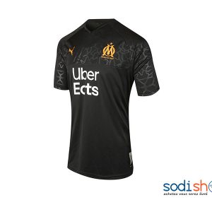 Maillot Officiel de l’Olympique de Marseille - Couleur Noir Tenue Extérieure 2019-2020 BK0096