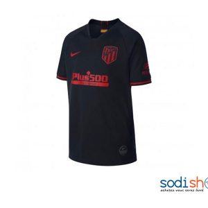 Maillot Officiel de l’Atletico Madrid - Couleur Noir Tenue Extérieure 2019-2020 BK0096