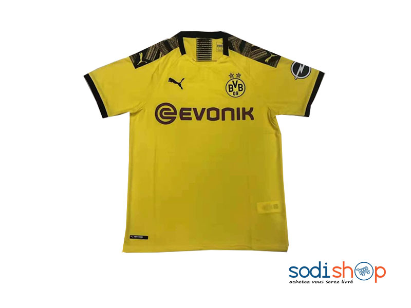 Maillot Officiel du Borussia Dortmund - Couleur Jaune Tenue Domicile 2019-2020 BK0096