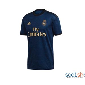 Maillot Officiel du Real Madrid - Couleur Bleu Tenue Extérieure 2019-2020 BK0096