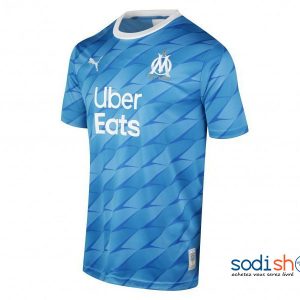 Maillot Officiel de l’Olympique de Marseille - Couleur Bleu-Ciel Tenue Extérieure 2019-2020 BK0096