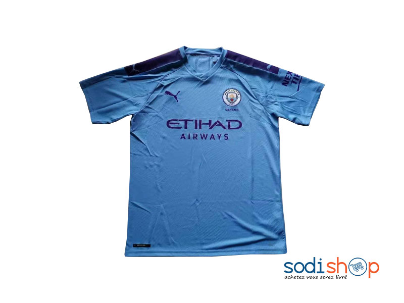 Maillot Manchester City Domicile Couleur Bleue Saison 2019-2020 Puma BK0096
