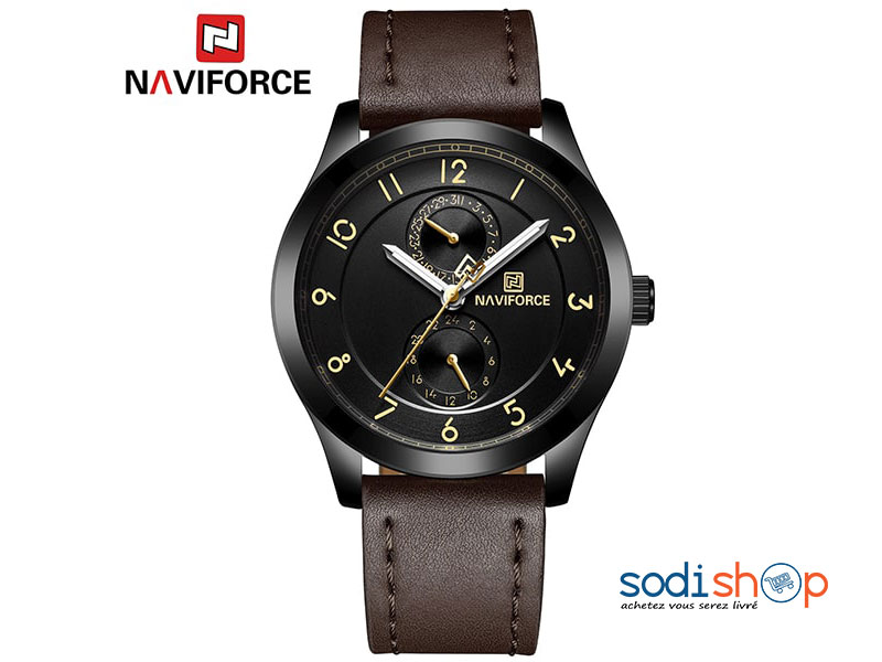 Montre Originale NAVIFORCE NF3004 Ultra Stylée Design Moderne avec Indicateur de Date SODI00 – Image 2