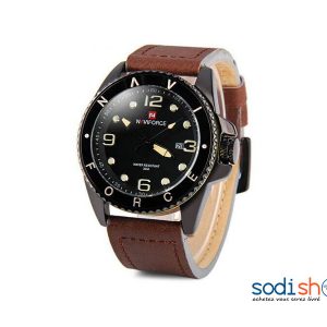 NAVIFORCE NF9033 Montre à Cadran Analogique Bracelet en Cuir Style Luxueux - Pour Homme SODI00
