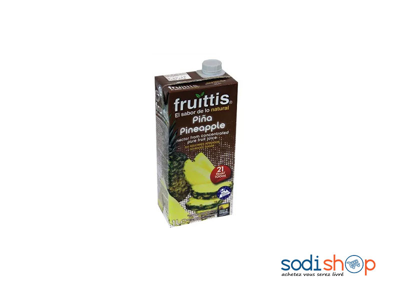 Nectar de Jus de Fruit Naturel Fruittis Saveur Ananas Sans Sucre Ajouté JF0098