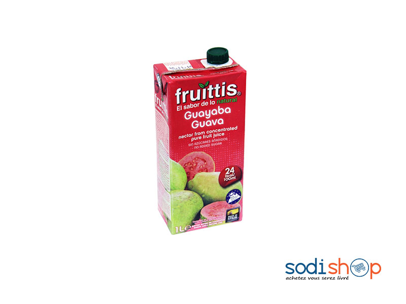 Nectar de Jus de Fruit Naturel Fruittis Saveur Goyave Sans Sucre Ajouté JF0098
