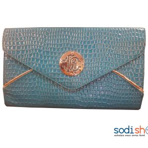 Pochette Sac à Main Couleur Bleue Turquoise EB0001