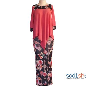 Robe Moulante avec Gilet Imprimer Floral MM0097
