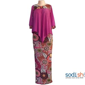 Robe Moulante avec Gilet à Imprimer Floral MM0097