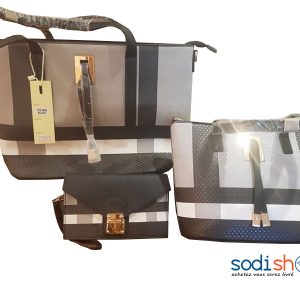 Sac à Main 3 Pièces Pour Femme Couleur Marron EB0001