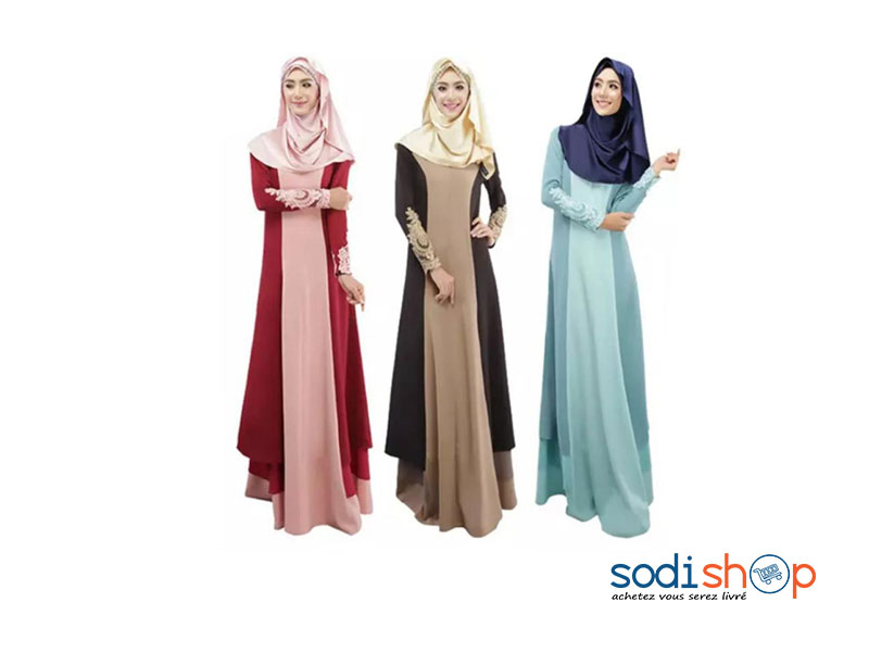 Hijabs en Tissu Confortables et Elégants - Couleurs Diverses Pour Femme EB001