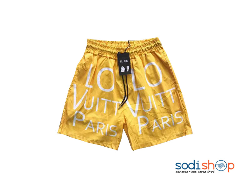 Sous vêtement Pour Homme Caleçon Couleur Jaune BK0096