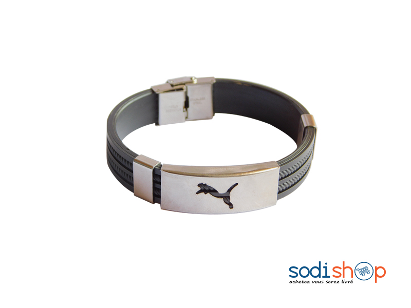 Bracelet Puma Joli Design Haute Qualité - Couleur Noir SODI00