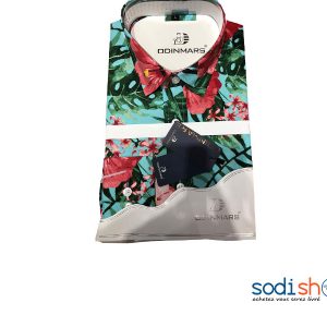 OdinMars Chemise à Fleur Multicolore - Haute Qualité Pour Homme BC00103