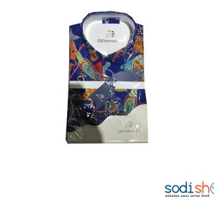 Chemise à Motif OdinMars - Couleur Bleu Pour Homme BC00103