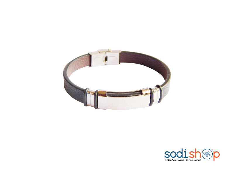 Bracelet Noir Logo Batman Class et Stylé SODI00