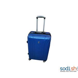 Valise Cabine Coque Rigide avec Poignée de Traction - Couleur Bleu Petit Modèle SS0086