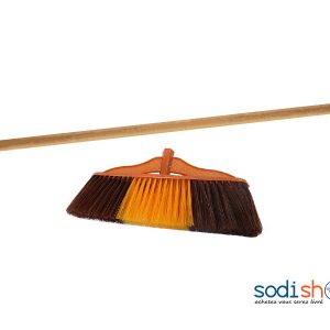 Balaie de Nettoyage Forme Ergonomique - Couleur Marron Jaune MK00101