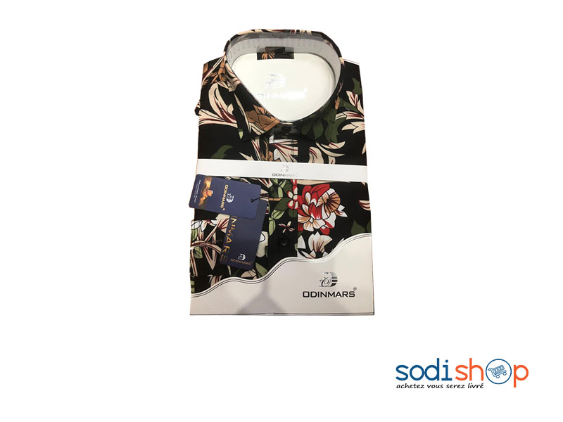 OdinMars Chemise Multicolore Motif Floral - Pour Homme BC00103