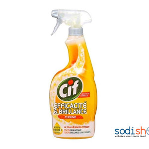 Spray Cif Produit Nettoyant - Efficacité & Brillance 750 ml RD0084