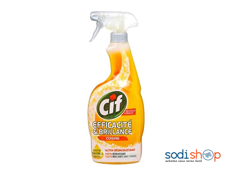 Spray Cif Produit Nettoyant - Efficacité & Brillance 750 ml RD0084