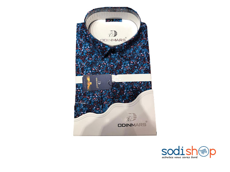 Chemise Manche Longue Motif Imprimé Pour Homme BC00103