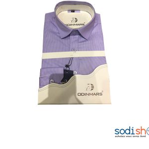 Chemise Pour Homme Manche Longue Couleur Violet Claire BC00103