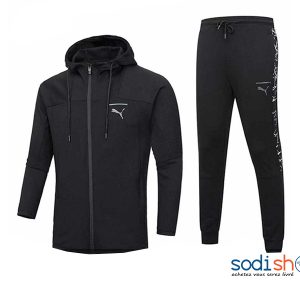 Complet Jogging avec Sweat à Capuche Couleur Noire Marque Puma WA0021