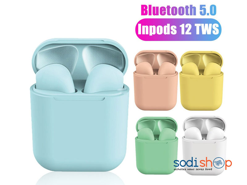 Écouteur Bluetooth 5.0 InPODS 12 - Compatible iOS Android SODI00