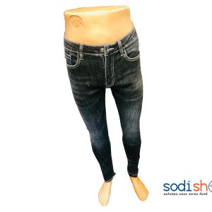 Jean Slim Coupe Moderne Haute Qualité - Couleur Noir Pour Homme BJ00100