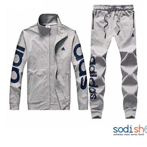 Adidas Survêtement Complet Haute Qualité - Couleur Gris Bleu WA0021