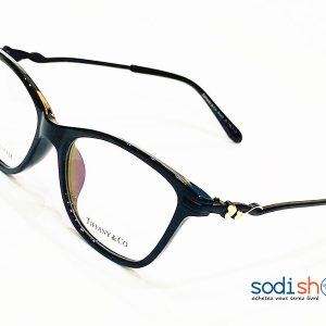 Lunette de Mode Tiffany & Co Forme Arrondie - Couleur Noir Pour Femme DL00106