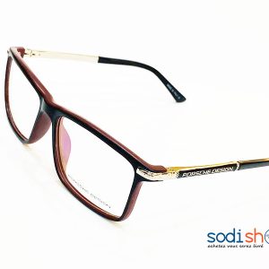 Lunette Porsche Design Haute Qualité Forme Rectangle Couleur Marron DL00106