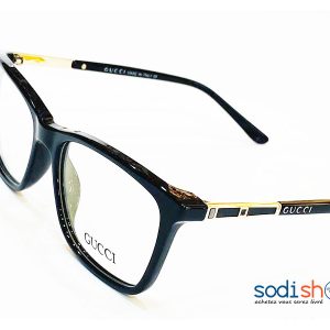 Lunette Gucci Forme Rectangle - Couleur Noir Or DL00106