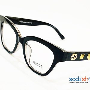 Lunette de Mode Gucci Forme Arrondie - Couleur Noir Pour Femme DL00106