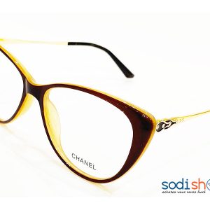 Lunette Chanel Forme Arrondie - Couleur Marron Noir Pour Femme DL00106