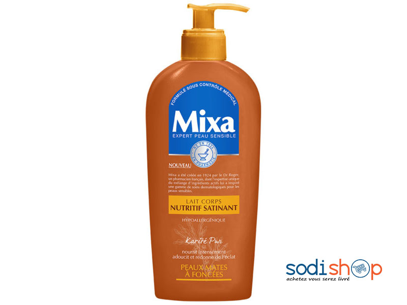 Lait Corps Nutritif Satinant Mixa Karité Pur 250ml RD0084