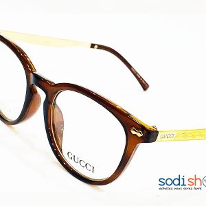 Lunette de Mode Forme Ronde Couleur Marron Gucci DL00106