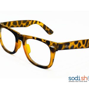 Lunette de Style à Imprimé Léopard Couleur Jaune et Noire DL00106