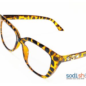 Lunette de Style à Imprimé Léopard Couleur Jaune et Noire Gucci DL00106