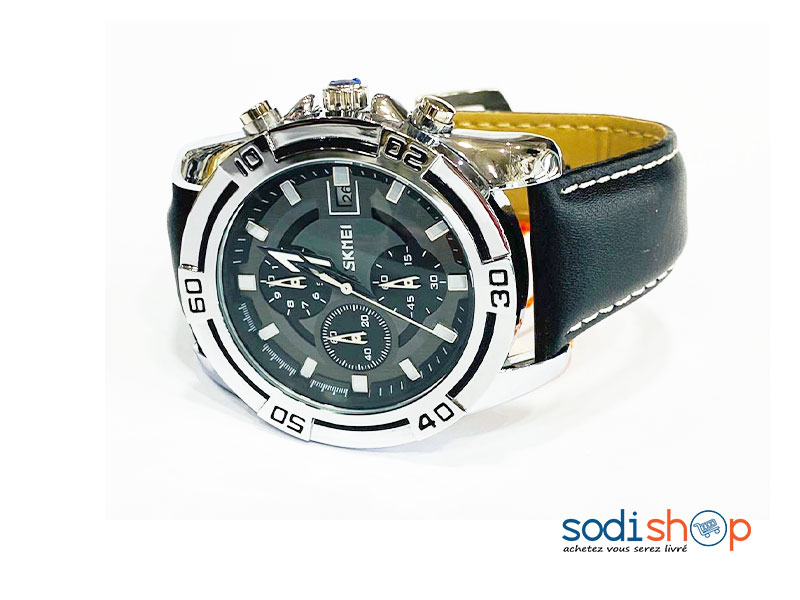 Montre Homme SKMEI Haute Qualité Indicateur de Date - Couleur Noir Gris DL00106