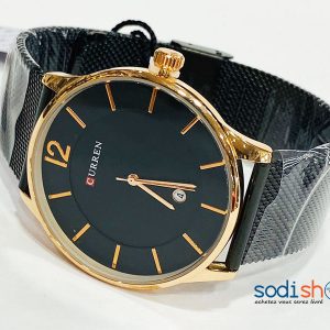 Curren Montre Unisexe Haute Qualité - Couleur Noir Or DL00106