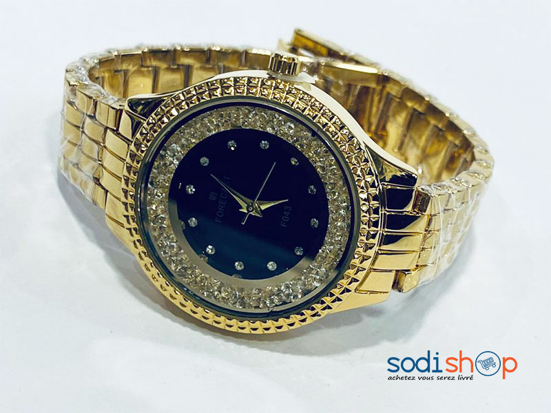 Montre Forecast F043 Elégant et Stylé - Couleur Or DL00106
