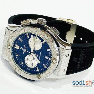 Montre à Quartz Hublot Haute Qualité Pour Homme - Couleur Noir Argent DL00106