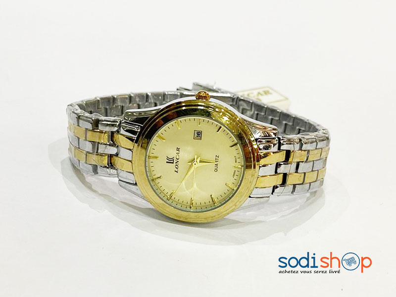 Montre Pour Femme Loncar Couleur Argenté et Doré DL00106