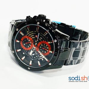 Naviforce Montre à Cadran Analogique Indicateur de Date Bracelet à Maillons - Couleur Noir DL00106