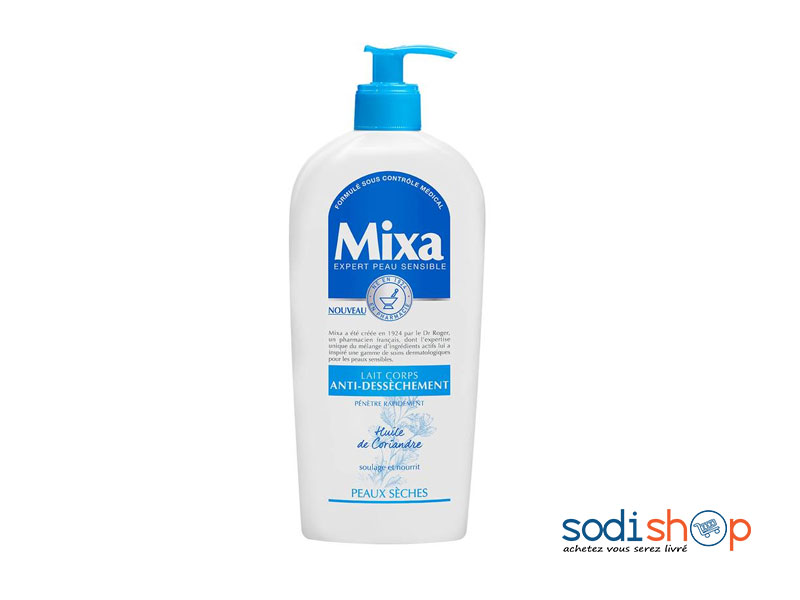 Lait Corps Mixa Anti-Dessèchement à l’Huile de Coriandre 400ml RD0084